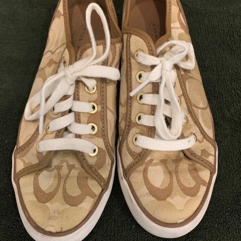Coach sneakers Khaki & White 7.5 Barrett - Picture 10 of 10